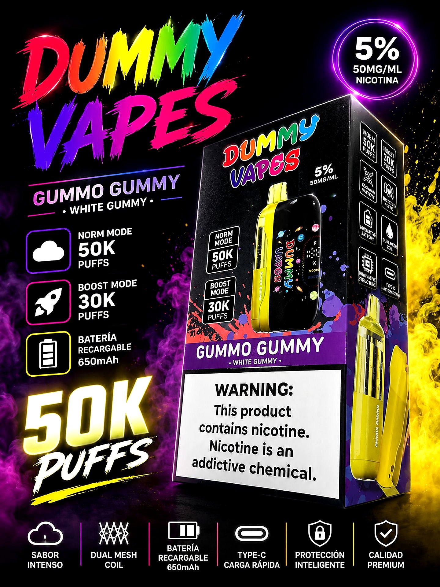 DUMMY VAPES 50K
